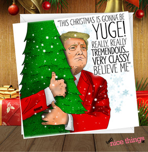 Donald Trump Christmas Card | Funny Political Christmas Card