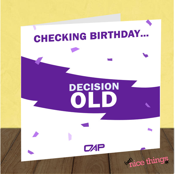 Funny VAR Football Card, Card for Him, 30th, 40th, 50th, Football birthday card for Dad, Cards for men, male birthday card, For Him, Husband